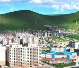 The panoramic view of the entire city of Ulaanbaatar, mongolia