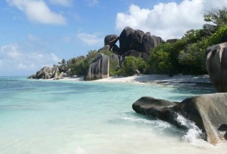 Anse Source D Argent Beach