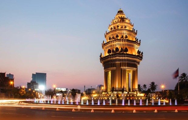 The twilight time at Independence Monument - Lumle holidays