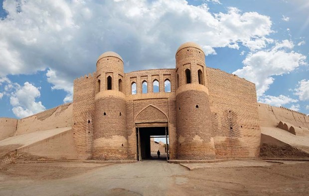 Uzbekistan Khiva fortress wall