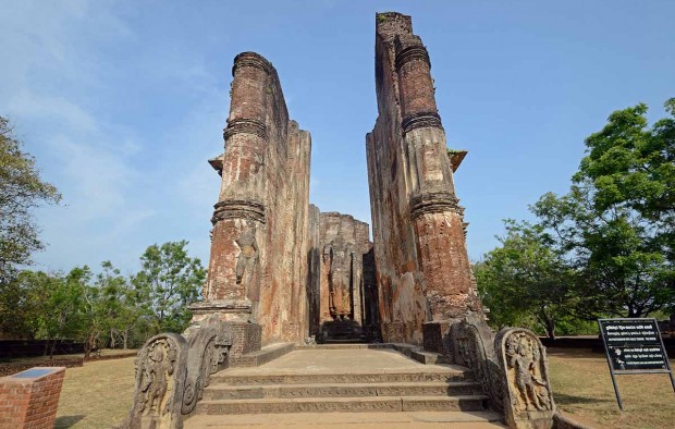 Lankatilaka,Buddhist temple ruins in Polonnaruwa,Sri Lanka