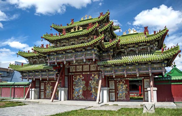 The Khaan's palace in Ulan Bator, Mongolia